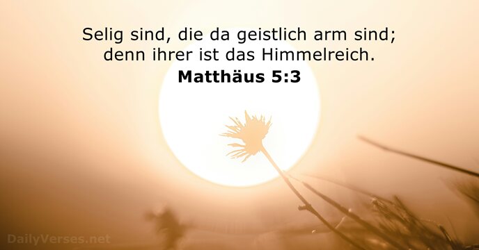 Matthäus 5:3