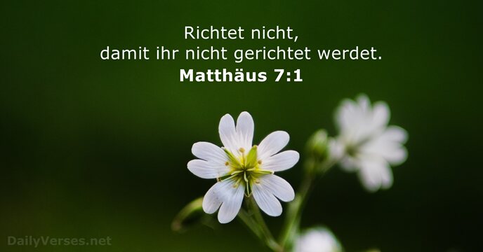 Matthäus 7:1