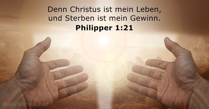 Philipper 1:21