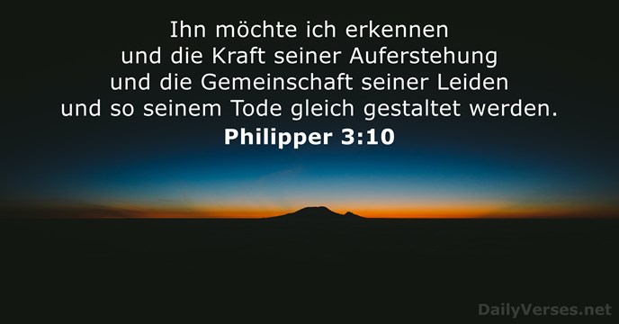 Philipper 3:10