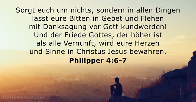 Philipper 4:6-7