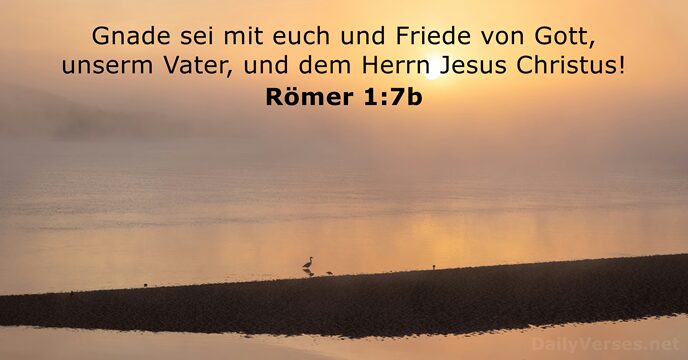 Römer 1:7b