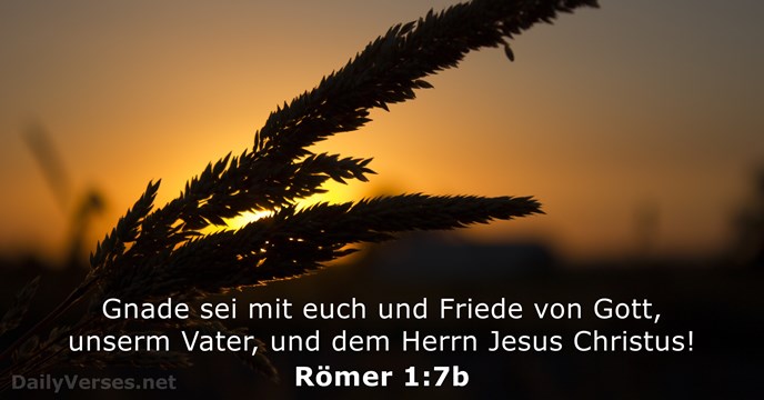 Römer 1:7b