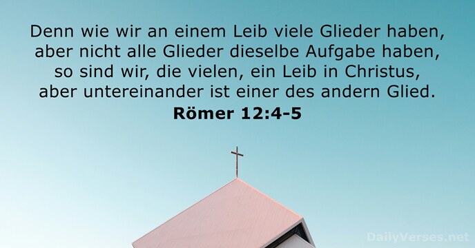 Römer 12:4-5