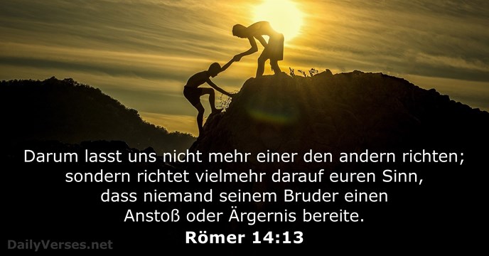 Römer 14:13