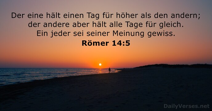 Römer 14:5