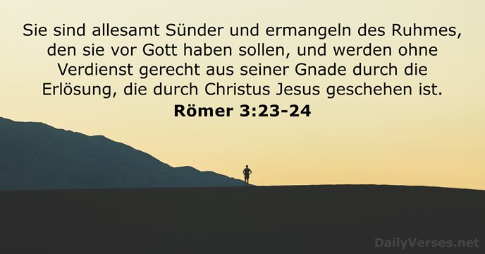 Römer 3:23-24