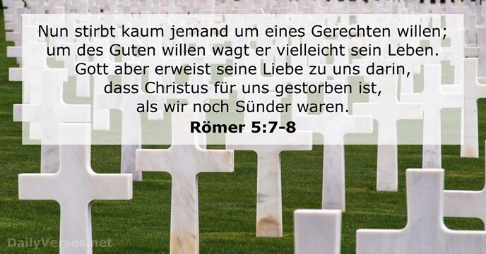 Römer 5:7-8