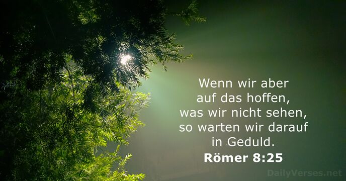 Römer 8:25