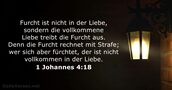 1 Johannes 4:18