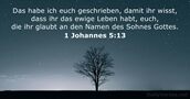 1 Johannes 5:13