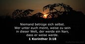 1 Korinther 3:18