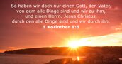 1 Korinther 8:6
