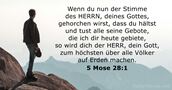 5 Mose 28:1