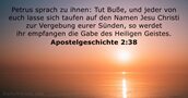 Apostelgeschichte 2:38