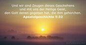 Apostelgeschichte 5:32