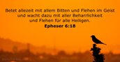 Epheser 6:18
