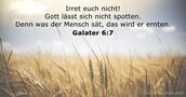 Galater 6:7