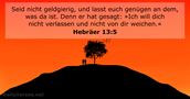 Hebräer 13:5