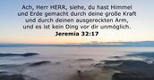 Jeremia 32:17