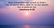 Johannes 6:29