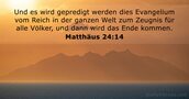 Matthäus 24:14