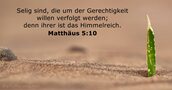 Matthäus 5:10