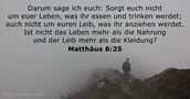 Matthäus 6:25