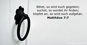 Matthäus 7:7