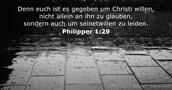 Philipper 1:29