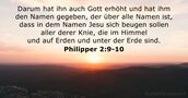 Philipper 2:9-10