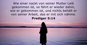 Prediger 5:14