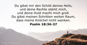 Psalm 18:36-37