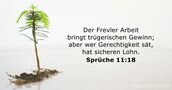 Sprüche 11:18