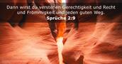 Sprüche 2:9