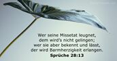 Sprüche 28:13