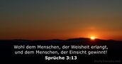 Sprüche 3:13
