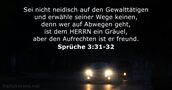 Sprüche 3:31-32