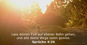 Sprüche 4:26