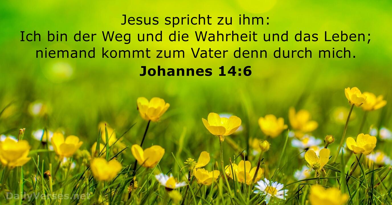 Johannes 14 6 Bibelvers DailyVerses