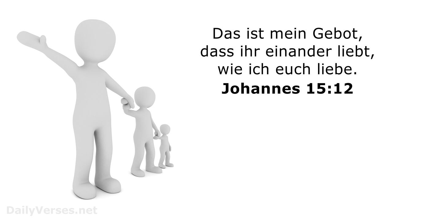 Johannes 15:12 - Bibelvers - DailyVerses.net