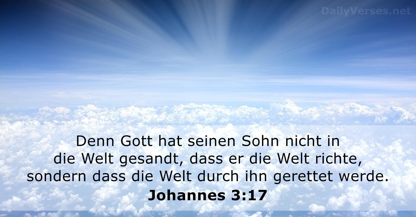 Johannes 3 17