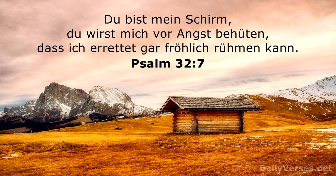 Psalm 32 7 Bibelvers DailyVerses
