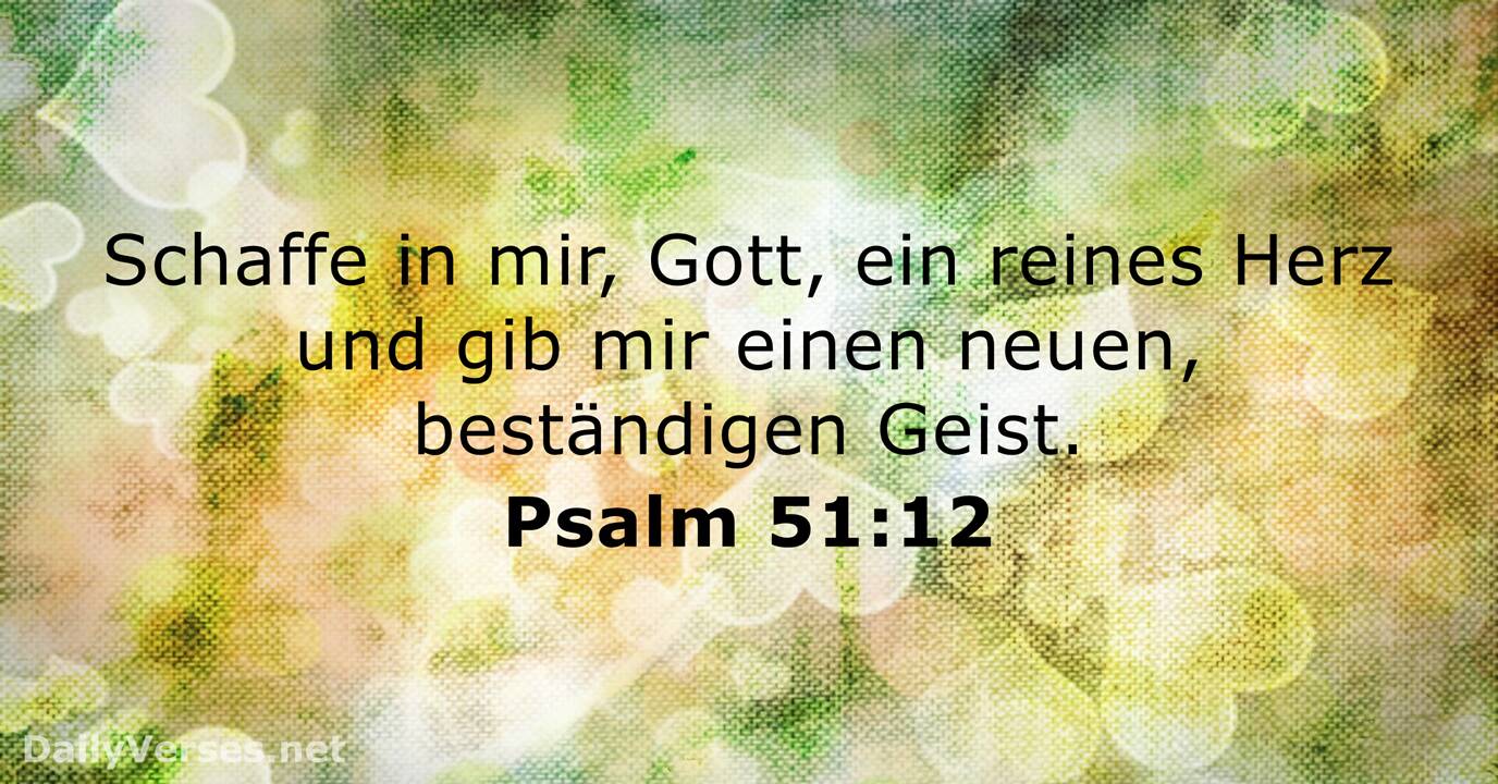 Psalm 51 12 Bibelvers DailyVerses