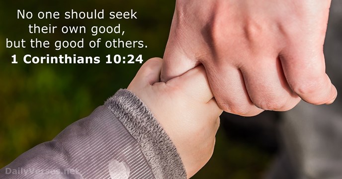 1 Corinthians 10:24