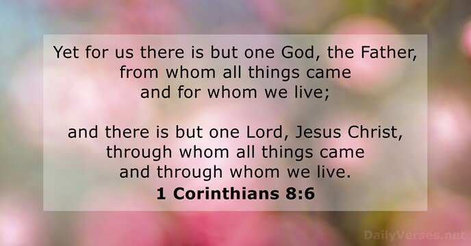 1-corinthians 8:6