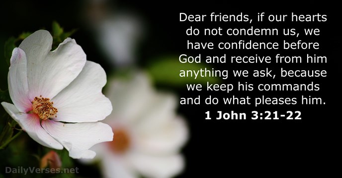 1-john 3:21-22