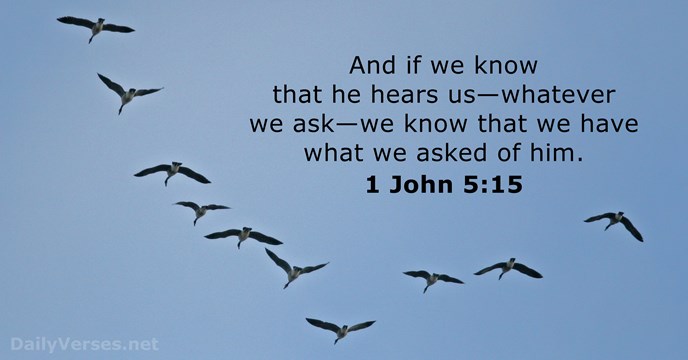 and chapter meaning verse of 5:15  John  1 Bible the  DailyVerses.net  verse day