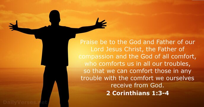 2 Corinthians 1:3-4 - Bible verse of the day - DailyVerses.net