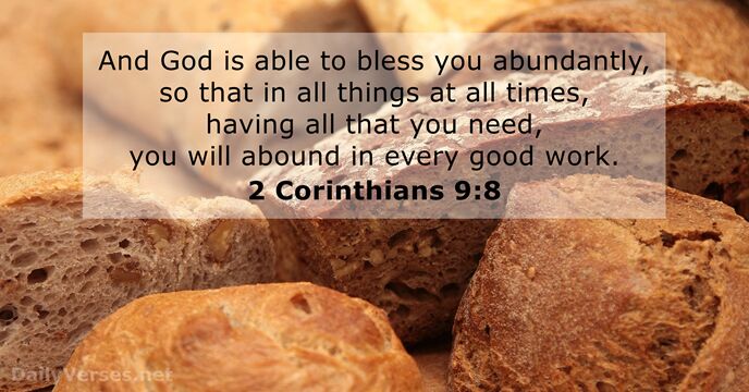 2 Corinthians 9:8